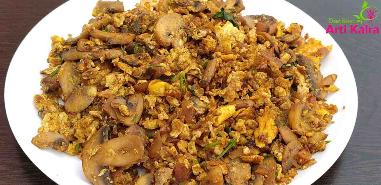 mushroom bhurji