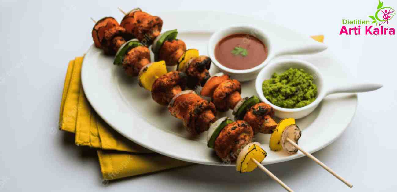 mushroom tikka