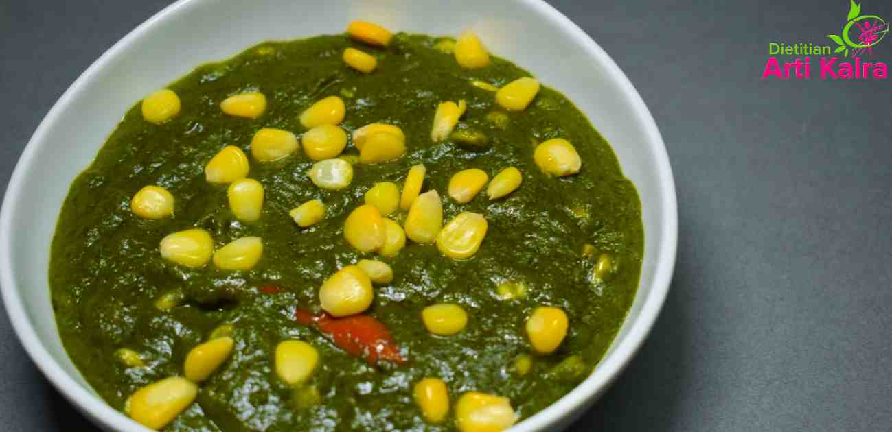 palak corn